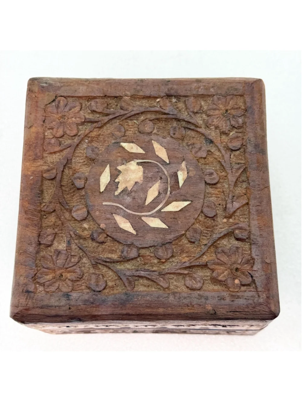 Vintage India Carved Box